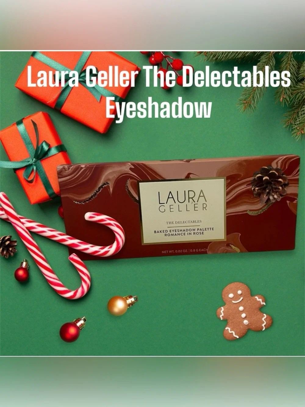 Laura Geller The Delectables Baked Eyeshadow Palette Romance In Rose 🌹 NWT
